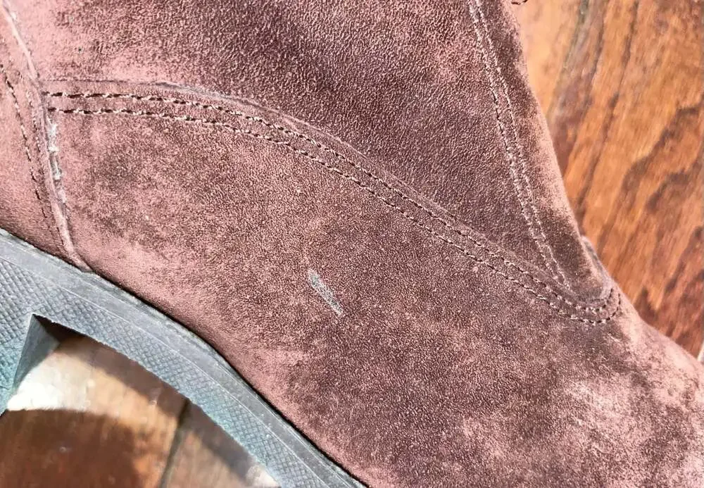 Hush Puppies Brown Suede Faux Fur Zip Winter Boots Women’s 7.5 Y2K
